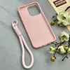 قاب گوشی iPhone 15 Pro Max آیفون اکلیلی شاین Flower سخت بنددار کنفی گل صورتی کد 125470