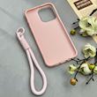 قاب گوشی iPhone 15 Pro Max آیفون اکلیلی شاین Flower سخت بنددار کنفی گل صورتی کد 125470
