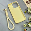 قاب گوشی iPhone 15 Pro Max آیفون اکلیلی شاین Flower سخت بنددار کنفی گل زرد کد 125471