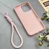 قاب گوشی iPhone 16 Pro Max آیفون اکلیلی شاین Flower سخت بنددار کنفی گل صورتی کد 125473