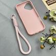 قاب گوشی iPhone 17 آیفون اکلیلی شاین Flower سخت بنددار کنفی گل صورتی کد 125477
