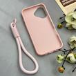 قاب گوشی iPhone 16 آیفون اکلیلی شاین Flower سخت بنددار کنفی گل صورتی کد 125478