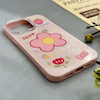 قاب گوشی iPhone 13 Pro آیفون اکلیلی شاین Flower سخت بنددار کنفی گل صورتی کد 125481