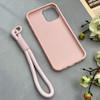 قاب گوشی iPhone 12 - iPhone 12 Pro آیفون اکلیلی شاین Flower سخت بنددار کنفی گل صورتی کد 125485