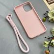 قاب گوشی iPhone 12 - iPhone 12 Pro آیفون اکلیلی شاین Flower سخت بنددار کنفی گل صورتی کد 125485