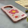 قاب گوشی Redmi 14C - Poco C75 - Redmi A4 شیائومی اکلیلی شاین Flower سخت بنددار کنفی گل صورتی کد 125486