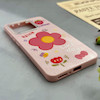 قاب گوشی Redmi Note 13 4G شیائومی اکلیلی شاین Flower سخت بنددار کنفی گل صورتی کد 125489