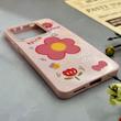 قاب گوشی Redmi Note 14 4G شیائومی اکلیلی شاین Flower سخت بنددار کنفی گل صورتی کد 125490