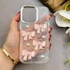 قاب گوشی iPhone 13 Pro آیفون لاکچری رزینی شاین لنز کرومی برجسته پاپیون مرواریدی کیوت کد 125004