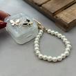 کاور AirPods 1 / AirPods 2 ایرپاد اپل لاکچری ماربل شفاف بندآویز مرواریدی کد 98189