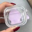 کاور AirPods 4 ایرپاد اپل لاکچری لبوبو شفاف بندآویز ستاره ای زنگوله ای کد 98213