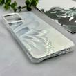 قاب گوشی Galaxy A07 سامسونگ لیزری براش HARD IMD محافظ لنز نگین دار لاکچری برجسته طرح پروانه کد 125876