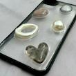 قاب گوشی iPhone 7 - iPhone 8 - iPhone SE 2020 - iPhone SE 2022 آیفون شفاف رزینی Luxury برجسته طرح کهکشانی لوکس مشکی کد 125813
