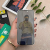گلس گوشی iPhone 15 Pro Max آیفون شیشه ای WELEMENT اچ دی HD MESH FILM حریم شخصی Privacy اورجینال مشکی کد 98308