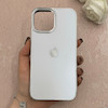 قاب گوشی iPhone 12 Pro Max آیفون مدل PVD اورجینال کرومی ضد خش پشت گلس شیشه ای Classic Fit سفید کد 98322