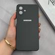 قاب گوشی Galaxy A07 سامسونگ سیلیکونی اورجینال پاک کنی درجه یک زیربسته خاکستری کد 125527