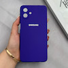 قاب گوشی Galaxy A07 سامسونگ سیلیکونی اورجینال پاک کنی درجه یک زیربسته بنفش تیره کد 125529
