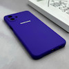 قاب گوشی Galaxy A07 سامسونگ سیلیکونی اورجینال پاک کنی درجه یک زیربسته بنفش تیره کد 125529