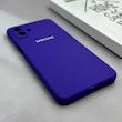 قاب گوشی Galaxy A07 سامسونگ سیلیکونی اورجینال پاک کنی درجه یک زیربسته بنفش تیره کد 125529