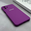 قاب گوشی Galaxy A07 سامسونگ سیلیکونی اورجینال پاک کنی درجه یک زیربسته بنفش کد 125530