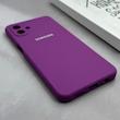 قاب گوشی Galaxy A07 سامسونگ سیلیکونی اورجینال پاک کنی درجه یک زیربسته بنفش کد 125530