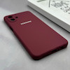 قاب گوشی Galaxy A07 سامسونگ سیلیکونی اورجینال پاک کنی درجه یک زیربسته زرشکی کد 125531
