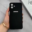 قاب گوشی Galaxy A07 سامسونگ سیلیکونی اورجینال پاک کنی درجه یک زیربسته مشکی کد 125532