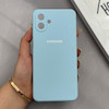 قاب گوشی Galaxy A07 سامسونگ سیلیکونی اورجینال پاک کنی درجه یک زیربسته آبی کد 125537