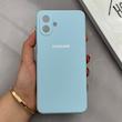 قاب گوشی Galaxy A07 سامسونگ سیلیکونی اورجینال پاک کنی درجه یک زیربسته آبی کد 125537
