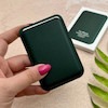 جاکارتی مگنتی مگ سیف دار چرمی اورجینال Leather Wallet سبز تیره کد 98368