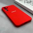 قاب گوشی Galaxy A16 سامسونگ سیلیکونی اورجینال پاک کنی درجه یک زیربسته قرمز کد 125539