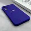 قاب گوشی Galaxy A16 سامسونگ سیلیکونی اورجینال پاک کنی درجه یک زیربسته بنفش تیره کد 125545