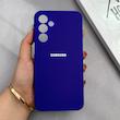 قاب گوشی Galaxy A16 سامسونگ سیلیکونی اورجینال پاک کنی درجه یک زیربسته بنفش تیره کد 125545