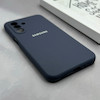 قاب گوشی Galaxy A17 سامسونگ سیلیکونی اورجینال پاک کنی درجه یک زیربسته سرمه ای کد 125550
