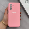 قاب گوشی Galaxy A17 سامسونگ سیلیکونی اورجینال پاک کنی درجه یک زیربسته صورتی کد 125552