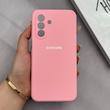 قاب گوشی Galaxy A17 سامسونگ سیلیکونی اورجینال پاک کنی درجه یک زیربسته صورتی کد 125552