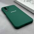 قاب گوشی Galaxy A17 سامسونگ سیلیکونی اورجینال پاک کنی درجه یک زیربسته سبز کد 125554