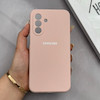 قاب گوشی Galaxy A17 سامسونگ سیلیکونی اورجینال پاک کنی درجه یک زیربسته صورتی چرک کد 125556
