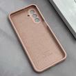 قاب گوشی Galaxy A17 سامسونگ سیلیکونی اورجینال پاک کنی درجه یک زیربسته صورتی چرک کد 125556