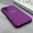 قاب گوشی Galaxy A17 سامسونگ سیلیکونی اورجینال پاک کنی درجه یک زیربسته بنفش کد 125560