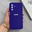 قاب گوشی Galaxy A26 سامسونگ سیلیکونی اورجینال پاک کنی درجه یک زیربسته بنفش تیره کد 125563