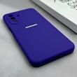 قاب گوشی Galaxy A26 سامسونگ سیلیکونی اورجینال پاک کنی درجه یک زیربسته بنفش تیره کد 125563