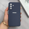 قاب گوشی Galaxy A36 سامسونگ سیلیکونی اورجینال پاک کنی درجه یک زیربسته سرمه ای کد 125576