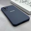 قاب گوشی Galaxy A36 سامسونگ سیلیکونی اورجینال پاک کنی درجه یک زیربسته سرمه ای کد 125576