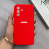 قاب گوشی Galaxy A36 سامسونگ سیلیکونی اورجینال پاک کنی درجه یک زیربسته قرمز کد 125577