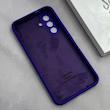 قاب گوشی Galaxy A36 سامسونگ سیلیکونی اورجینال پاک کنی درجه یک زیربسته بنفش تیره کد 125579