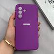 قاب گوشی Galaxy A36 سامسونگ سیلیکونی اورجینال پاک کنی درجه یک زیربسته بنفش کد 125580