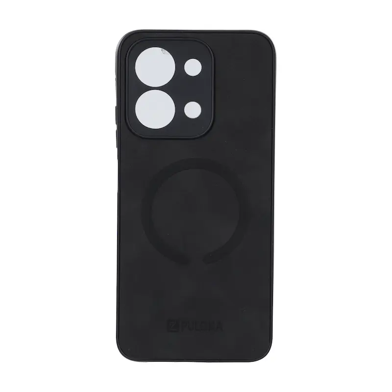 قاب گوشی Redmi 15C - Poco C85 شیائومی اورجینال Puloka طرح مگ سیف جیر محافظ لنزدار مشکی کد 126970
