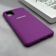 قاب گوشی Galaxy A51 سامسونگ سیلیکونی اورجینال پاک کنی درجه یک زیربسته بنفش کد 125590