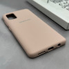قاب گوشی Galaxy A51 سامسونگ سیلیکونی اورجینال پاک کنی درجه یک زیربسته صورتی چرک کد 125592